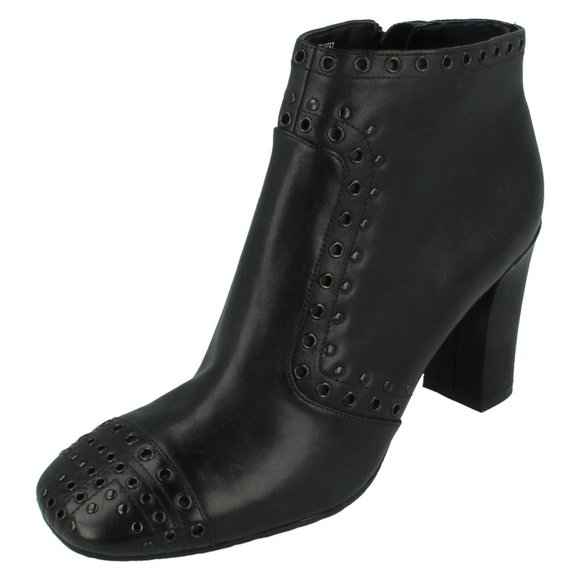Rockport Shoes - Rockport Studded Leather Booties
